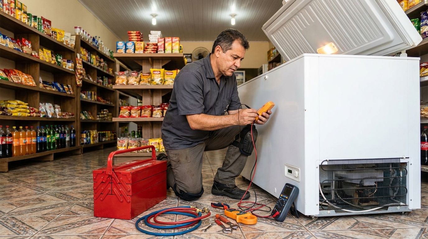 Ajuste de Temperatura do Freezer em Anápolis‑GO
